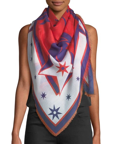 givenchy star silk-blend pashmina|Givenchy Star Silk.